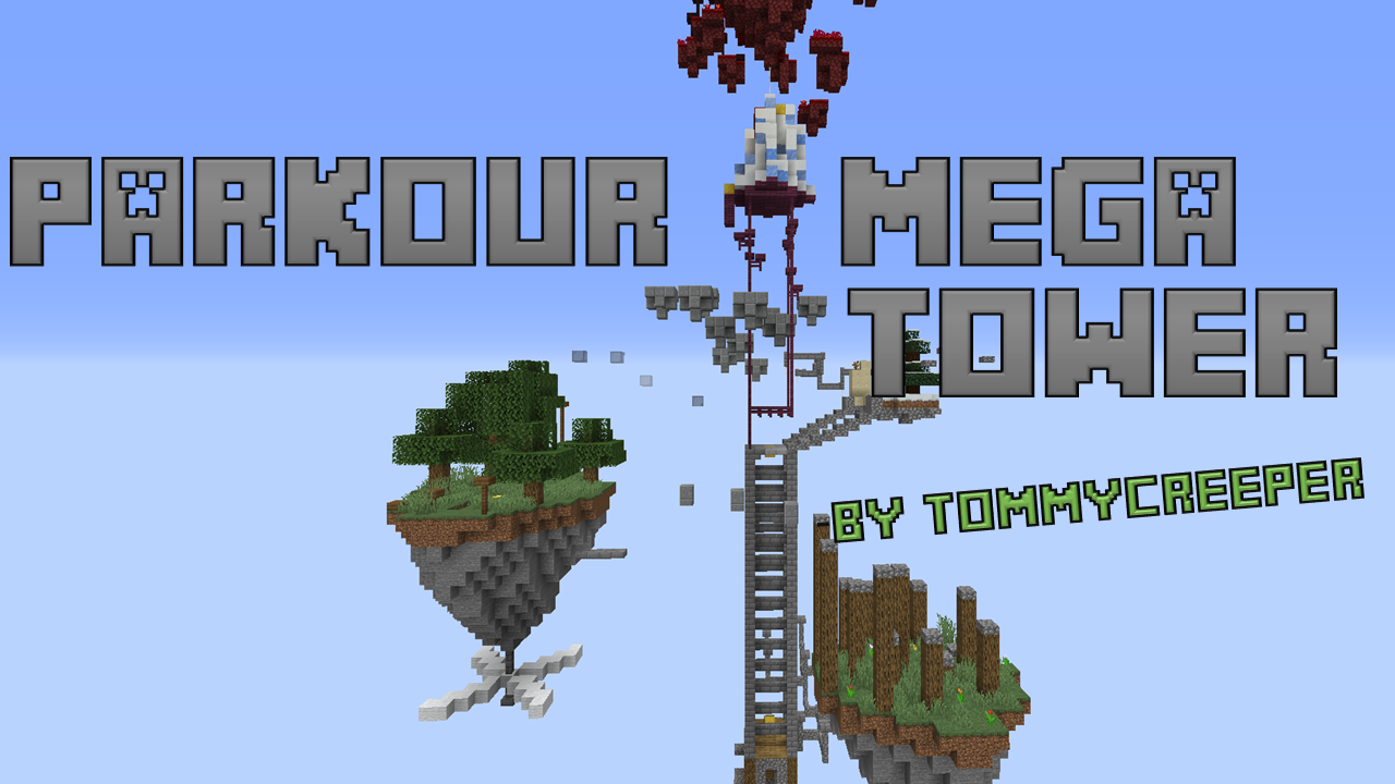Descarca Parkour Mega Tower pentru Minecraft 1.16.4
